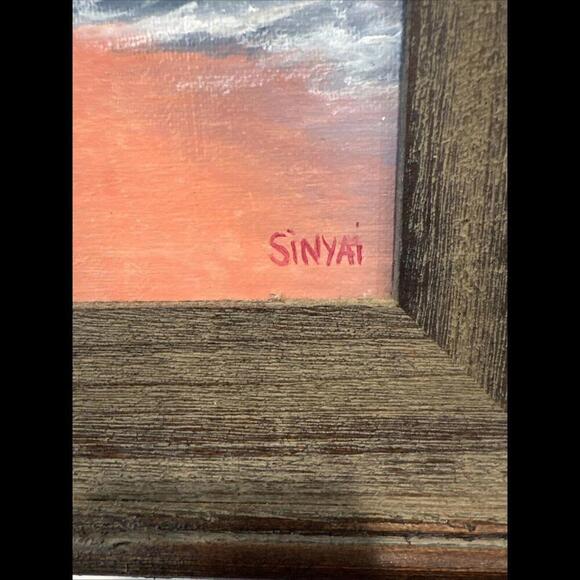 Original Susan Meyer Sinyai Oil on Panel 26" x 21" framed - Picture 2 of 16